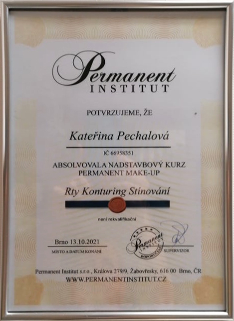 certifikát rty_permanent_institut
